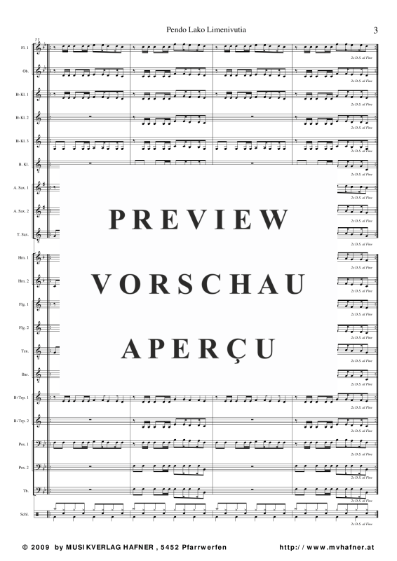 Product gallery: Page 8 of 11 Pendo Lako Limenivutia, , (large wind orchestra)