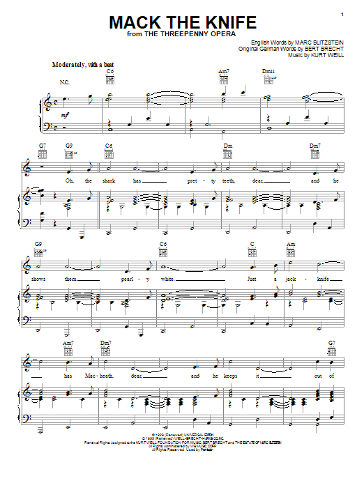 Product gallery: Page 1 of 1 Mack The Knife, Bobby Darin