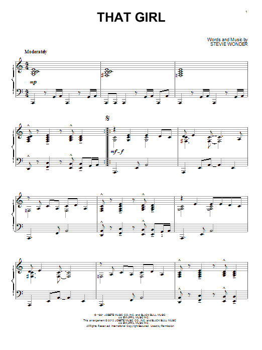Product gallery: Page 1 of 1 That Girl, Stevie Wonder