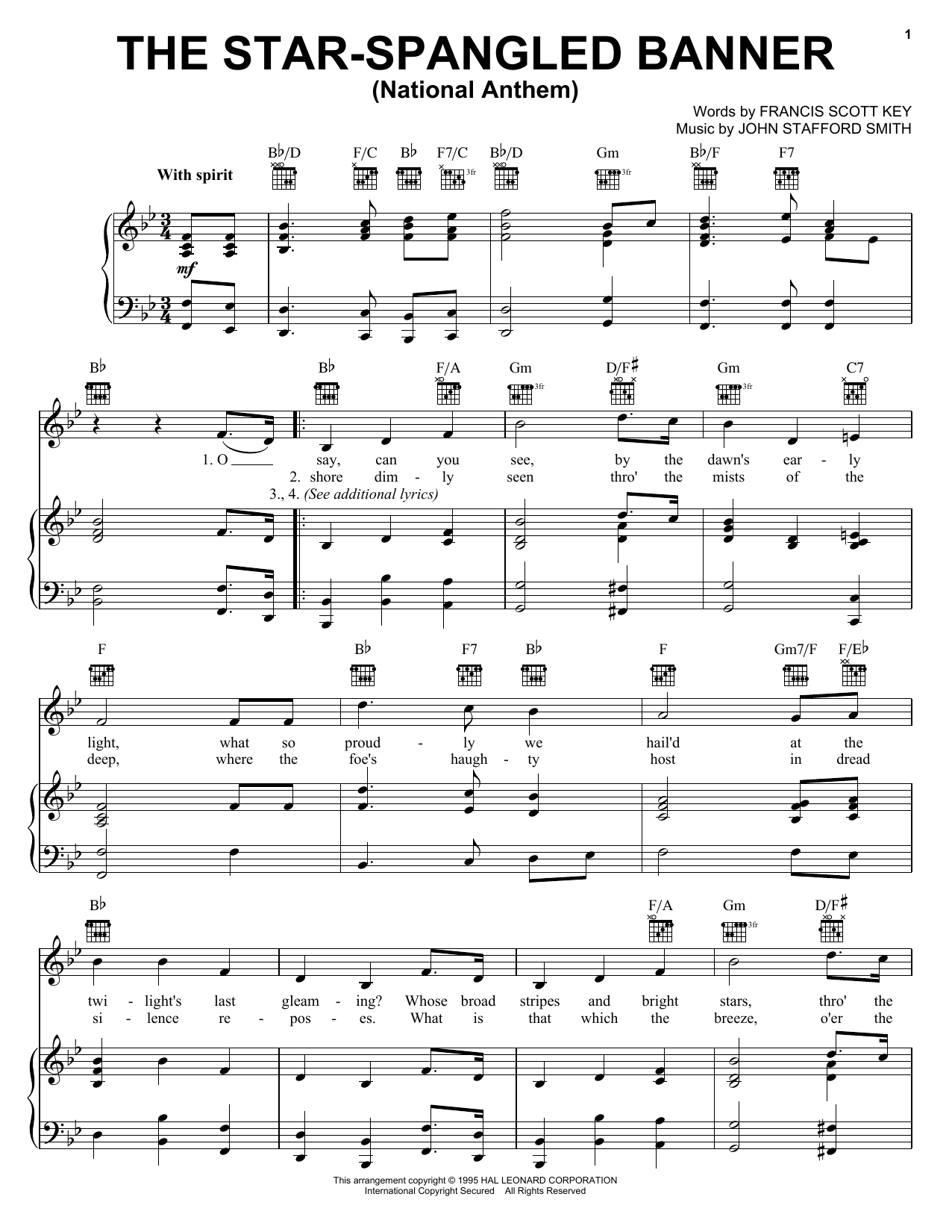Produktbild zu: The Star Spangled Banner