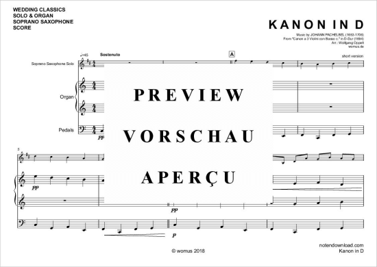 Product gallery: Page 2 of 7 Kanon in D , Leonard Cohen, (soprano saxophone + organ)