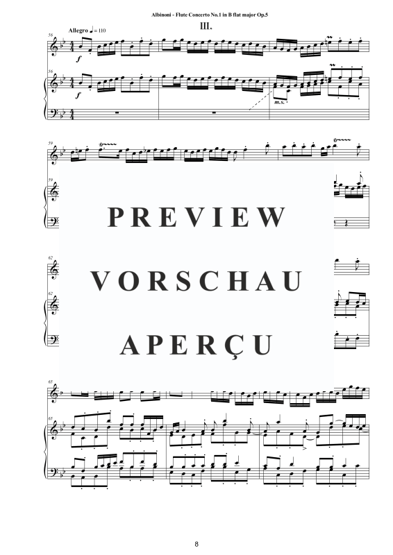 Product gallery: Page 9 of 11 12 Flute Concertos Op.5, , Flute and Piano/Harpsichord
