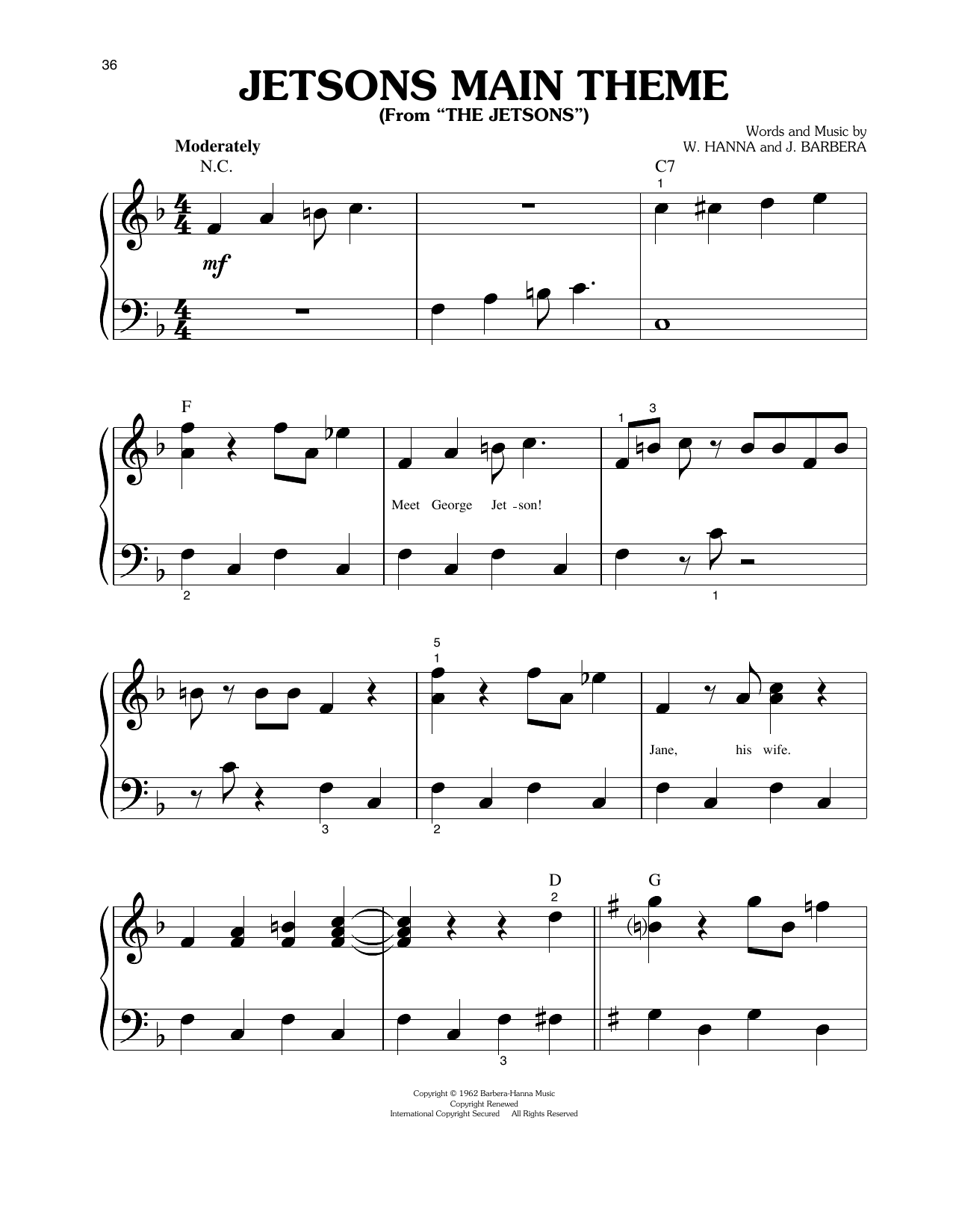 Produktbild zu: Jetsons Main Theme