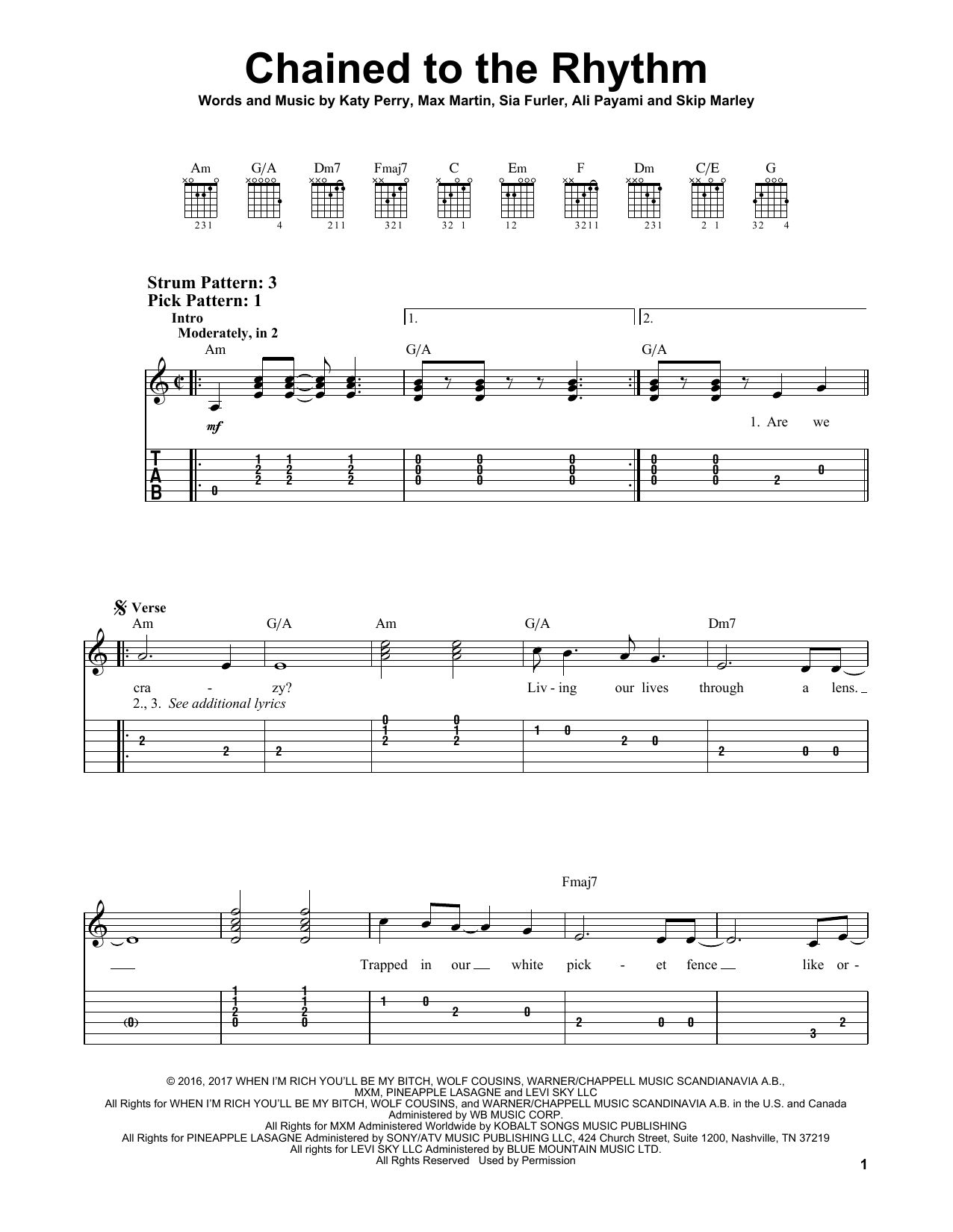 Product gallery: Page 1 of 1 Chained To The Rhythm, Katy Perry