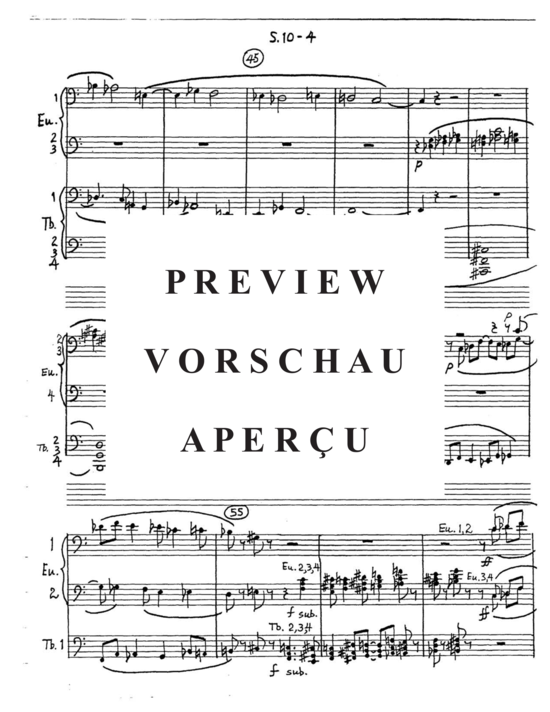 Produktgalerie: Seite 8 von 21 Sinfonia No. 10 , , (Tuba Ensemble EEEETTTT)