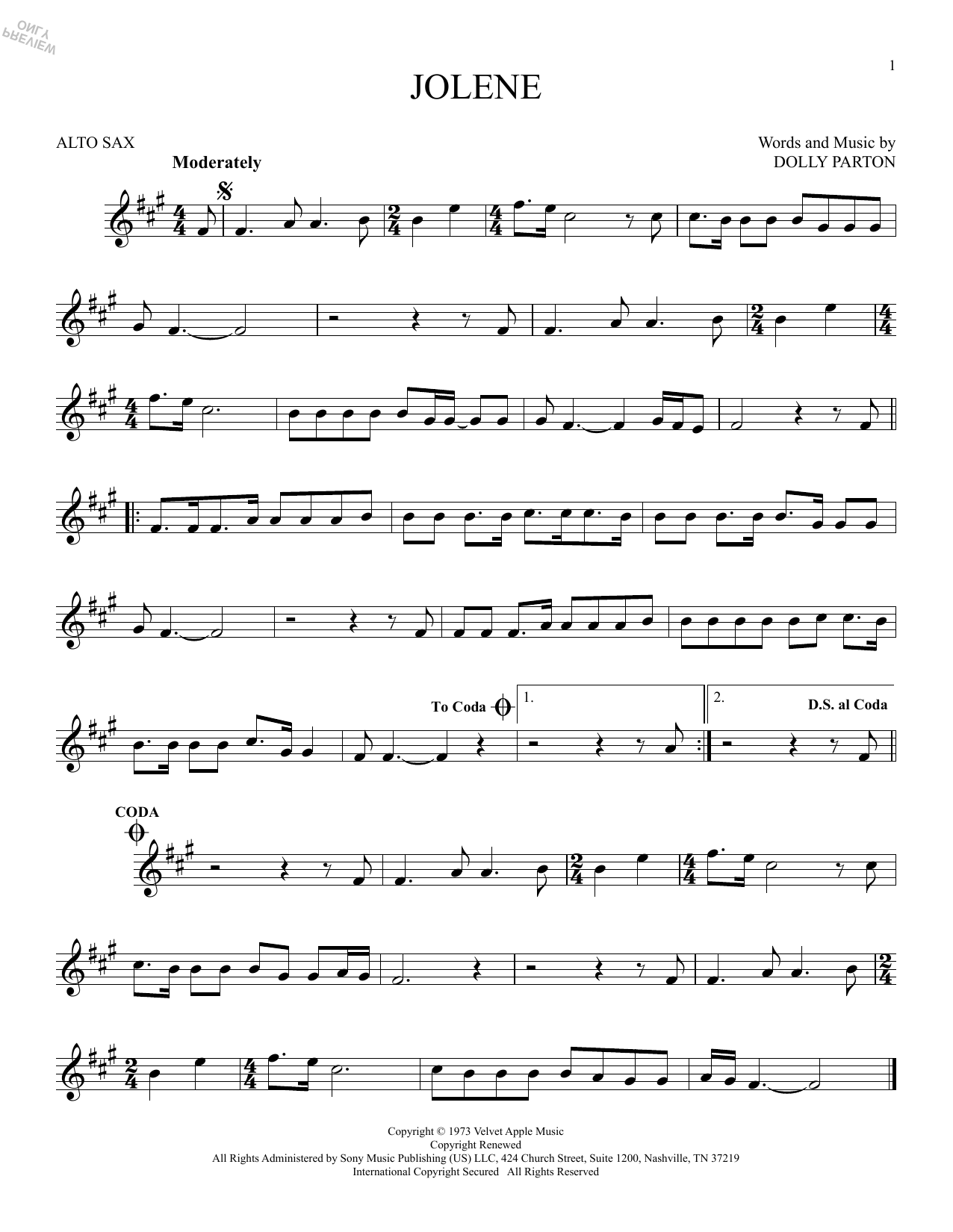 Product gallery: Page 1 of 1 Jolene, Dolly Parton