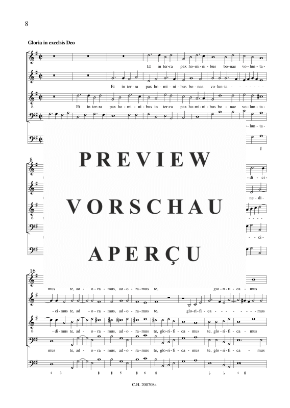 gallery: Missa á 4 alla brevis, , (Gemischter Chor + BC)