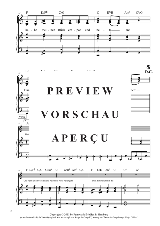 Product gallery: Page 4 of 9 Du bist genug, Gäbler, Hanjo, Vocals and Piano