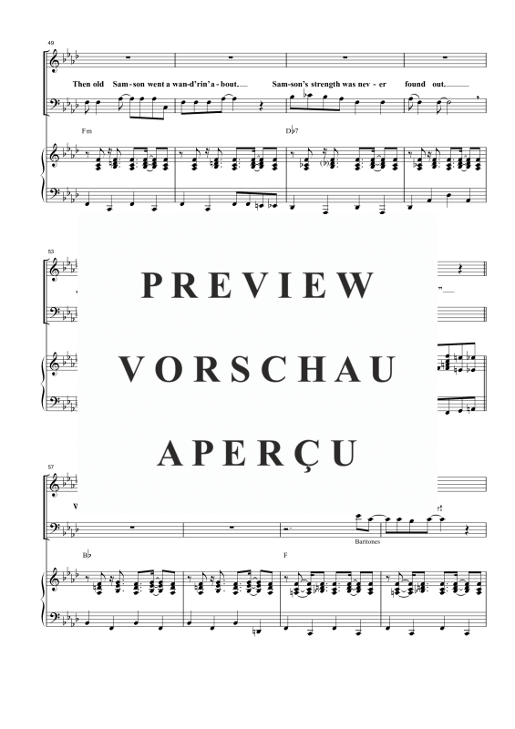 Produktgalerie: Seite 11 von 11 My Soul Is a Witness, , Gemischter Chor SAB und Klavier