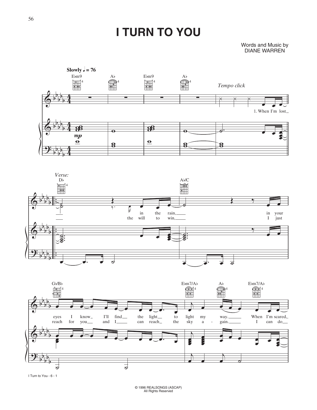 Produktbild zu: I Turn To You