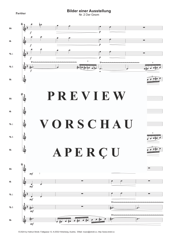 Produktgalerie: Seite 10 von 11 Der Gnom, , Saxophon Quintett