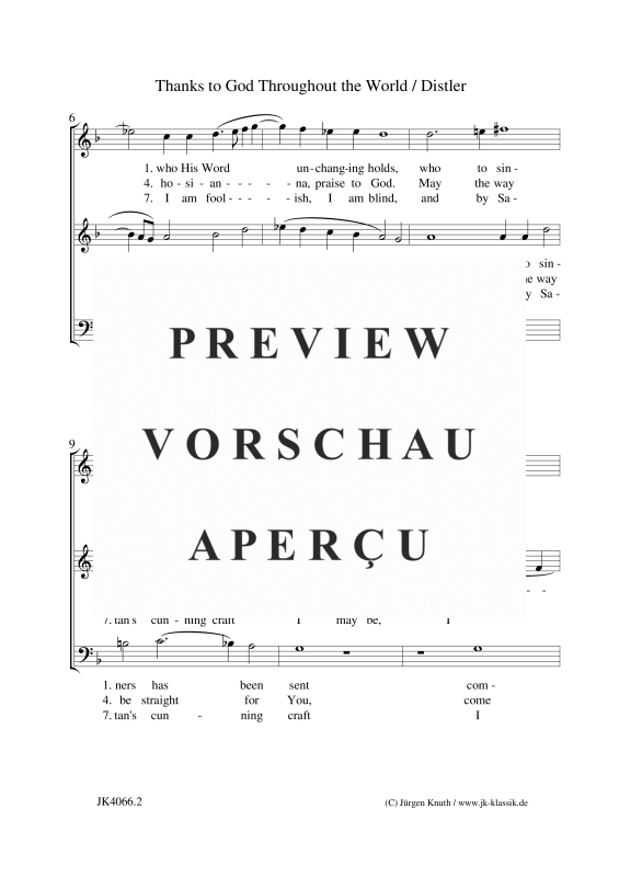 gallery: Thanks to God Throughout the World (The Year Cycle, Op. 5 No. 8), , (Gemischter Chor 3-st. SAT)