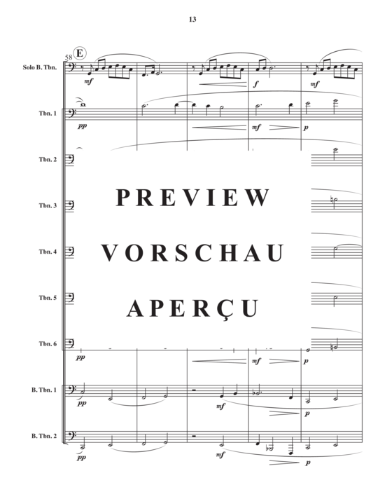 Product gallery: Page 15 of 21 Songs of the forest , , (Trombone ensemble 8 parts + bass trombone solo)