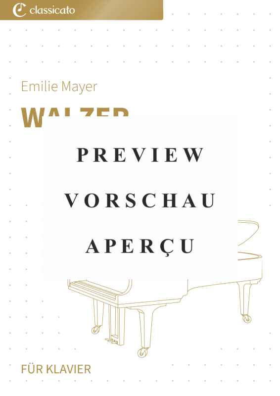Produktgalerie: Seite 2 von 6 Walzer - Nr. 5 aus den Neun Tänzen für Klavier, , Klavier Solo