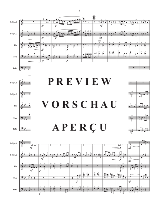 Produktgalerie: Seite 5 von 21 Pas Redouble , , (Blechbläserquintett)