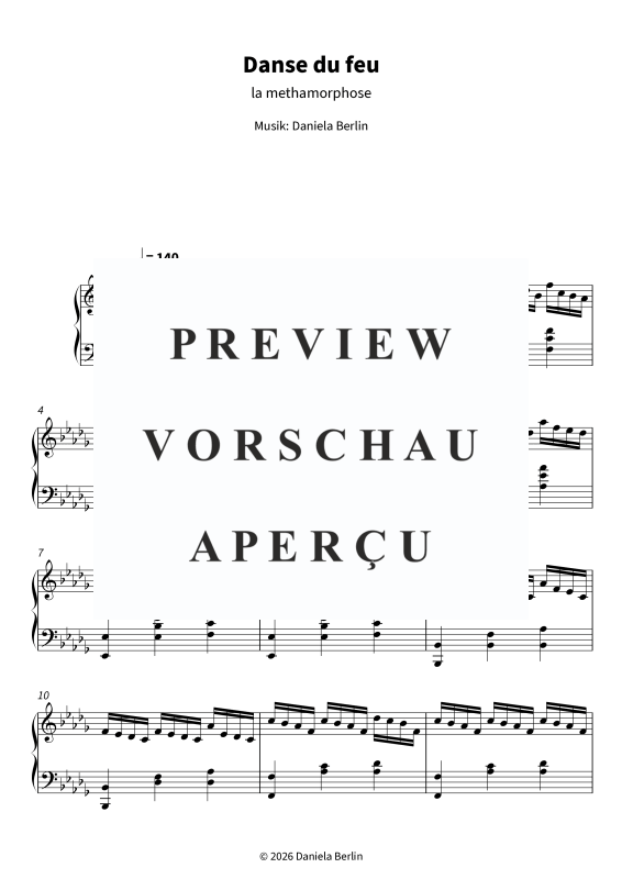 Product gallery: Page 5 of 8 Danse du feu - la methamorphose, , Solo Piano