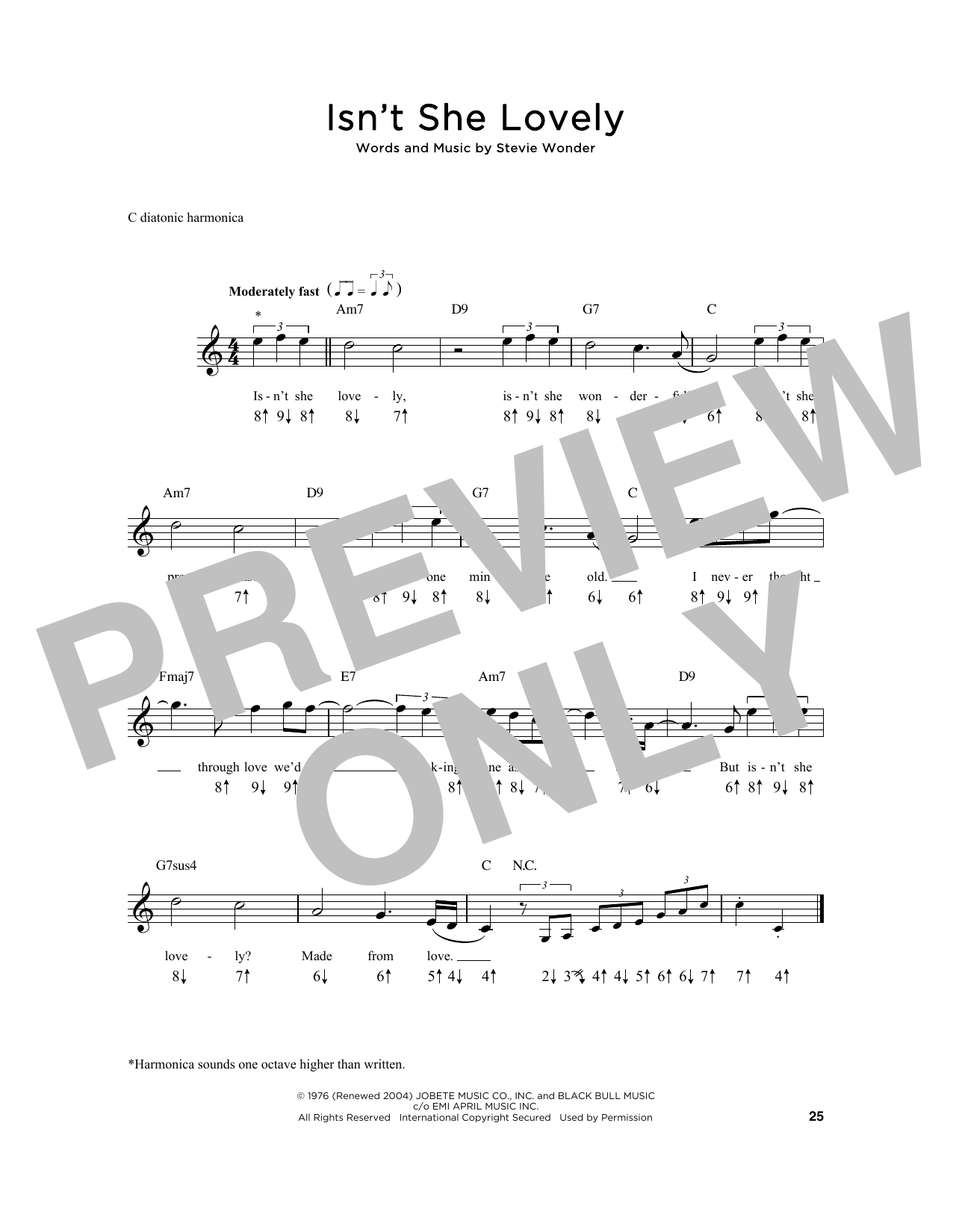 Product gallery: Page 1 of 1 Isn't She Lovely, Stevie Wonder