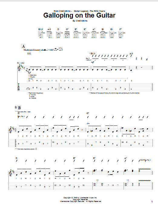 Product picture to: Galloping On The Guitar