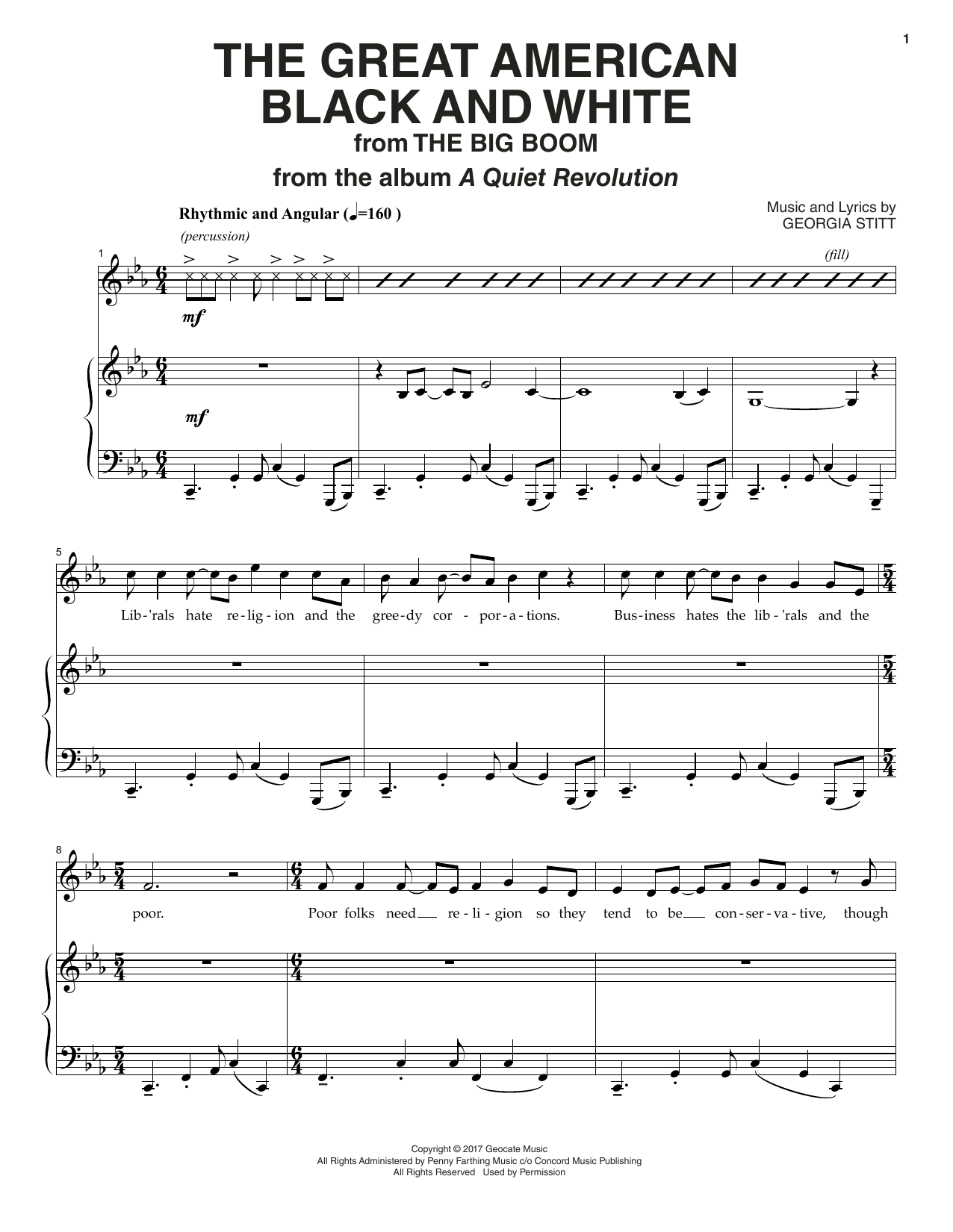 Produktgalerie: Seite 1 von 1 The Great American Black And White, Georgia Stitt, Gesang, Klavier