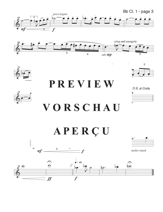 gallery: Prelude and Intrada , , (4 Klarinetten in B)