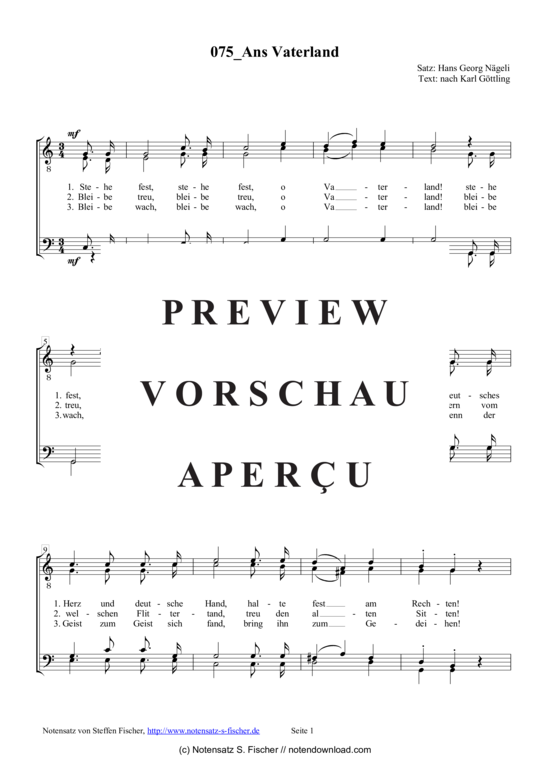 Product gallery: Page 2 of 4 Ans Vaterland , , (male choir)