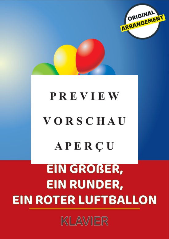 gallery: Ein großer, ein runder, ein roter Luftballon , , (Klavier Solo)
