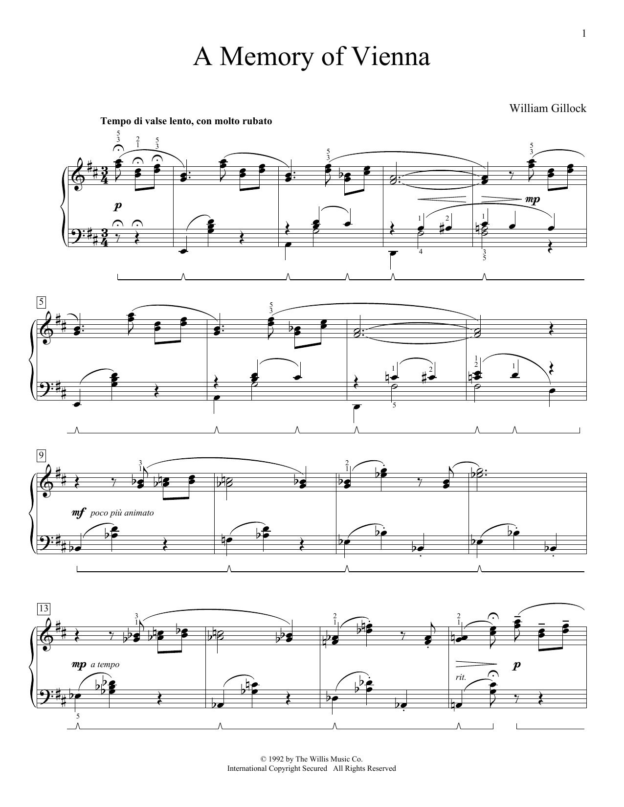 Produktbild zu: A Memory Of Vienna