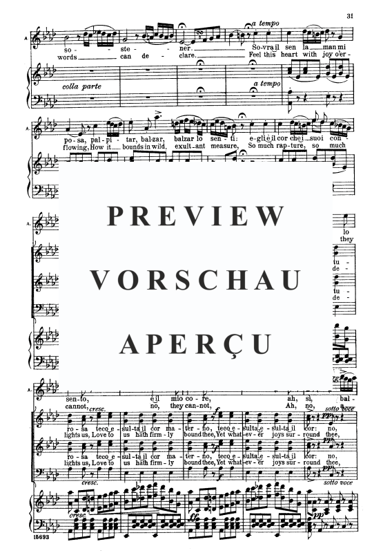 Produktgalerie: Seite 6 von 8 Sovra il sen la mano mi posa, , Sopran und Klavier