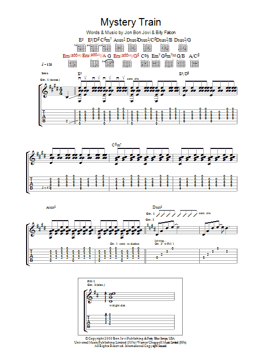 Produktgalerie: Seite 1 von 1 Mystery Train, Bon Jovi, Gitarre