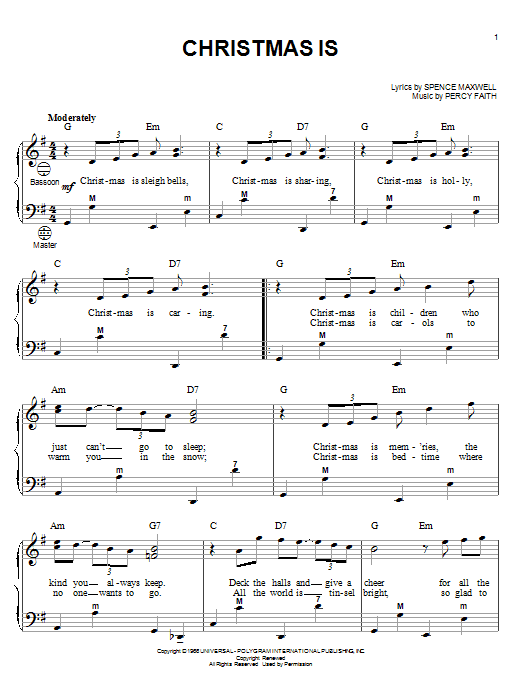Product gallery: Page 1 of 1 Christmas Is, Percy Faith