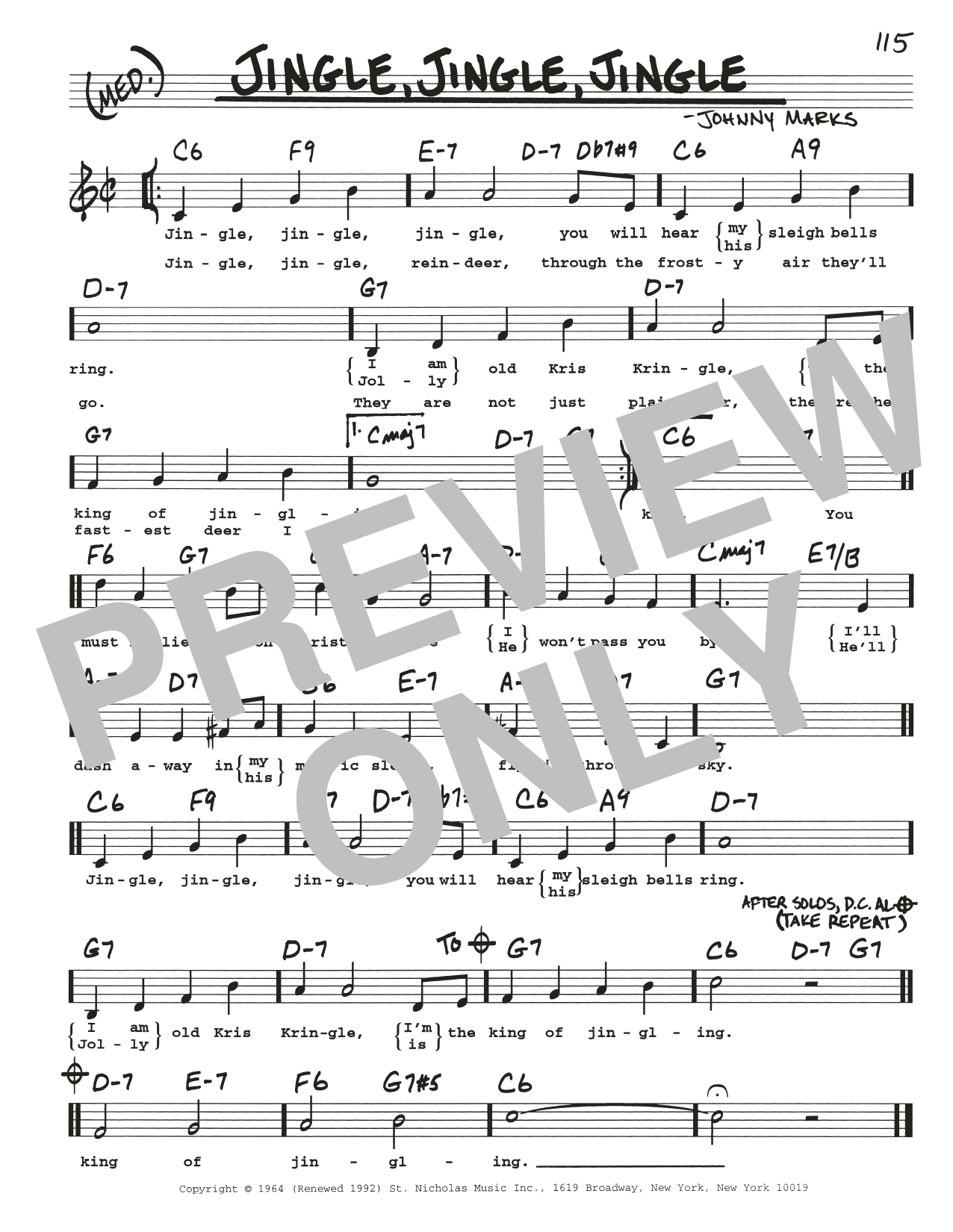 Product gallery: Page 1 of 1 Jingle, Jingle, Jingle, Johnny Marks