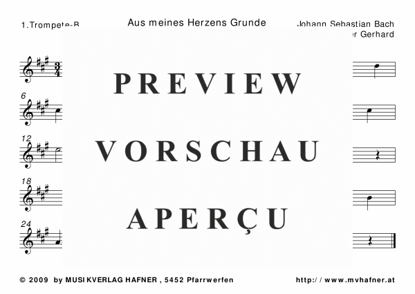 gallery: Aus meines Herzens Grunde, , (Blechbläser Quintett)
