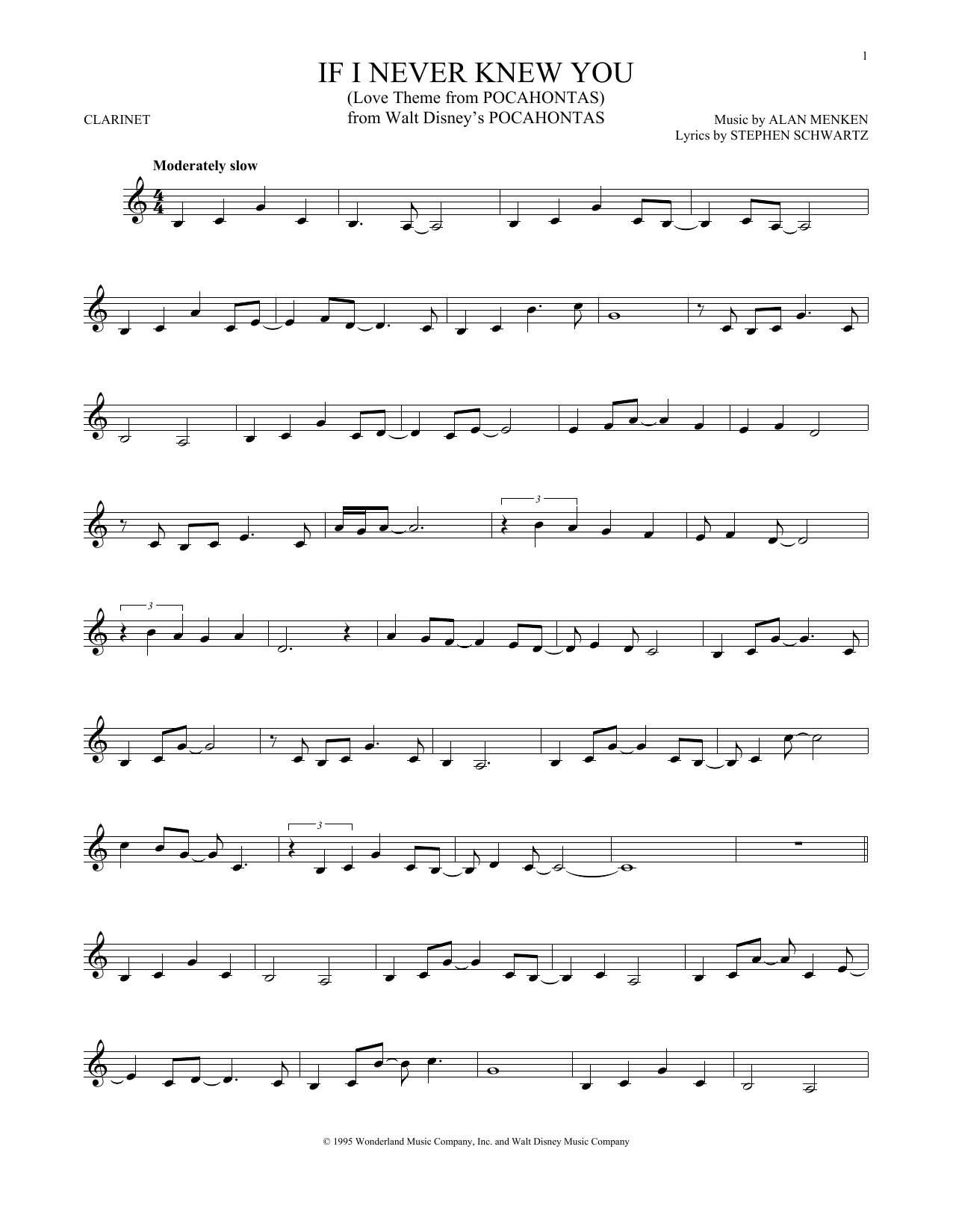 Product gallery: Page 1 of 1 If I Never Knew You (End Title) (from Pocahontas), Jon Secada and Shanice