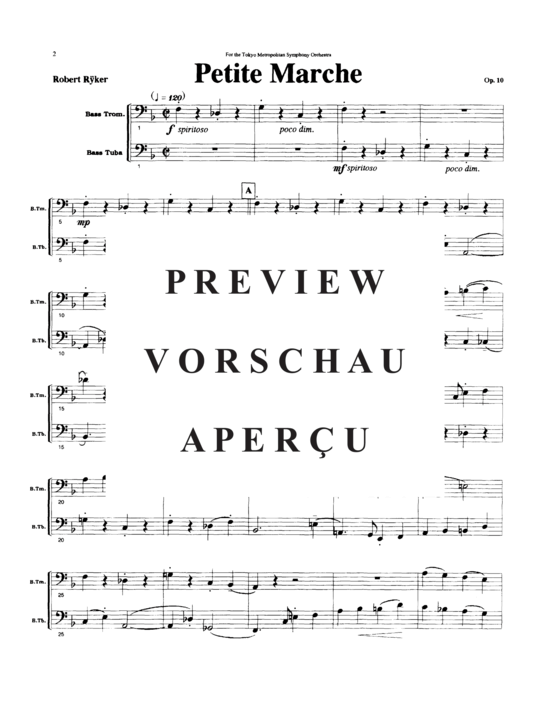 Produktgalerie: Seite 18 von 21 Petite March , , (Bass Posaune/Euphonium, Tuba + Klavier)