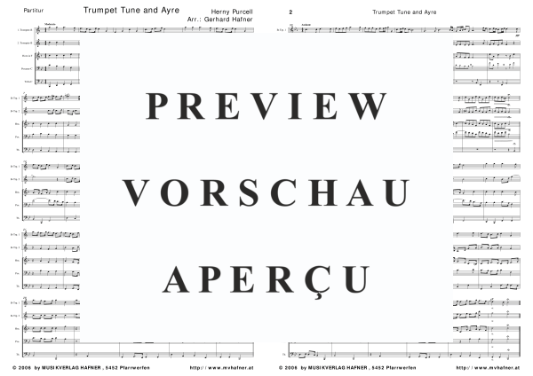 Produktgalerie: Seite 4 von 11 Trumpet Tune and Ayre, , (Blechbläser Quintett)