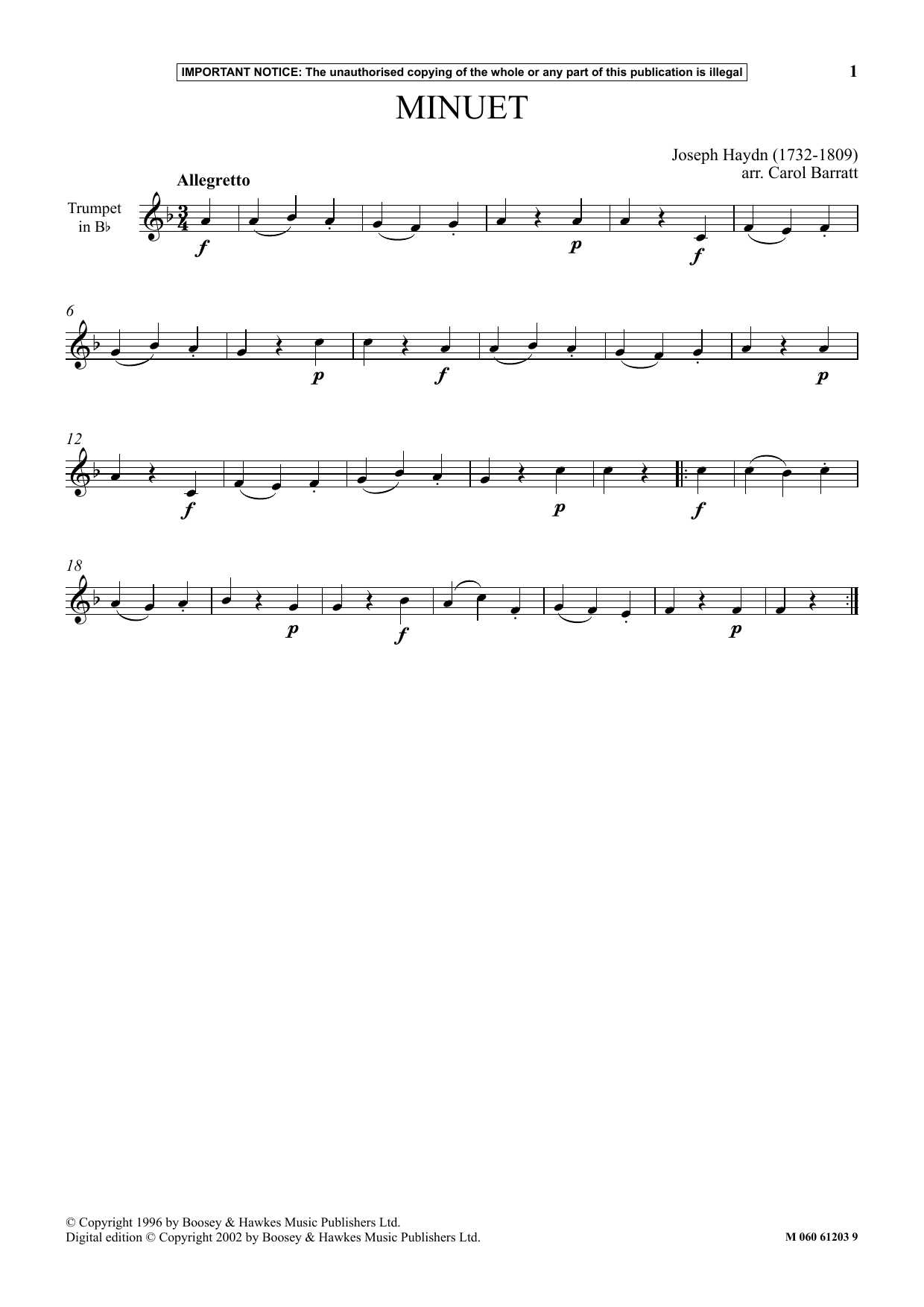 Produktbild zu: Minuet