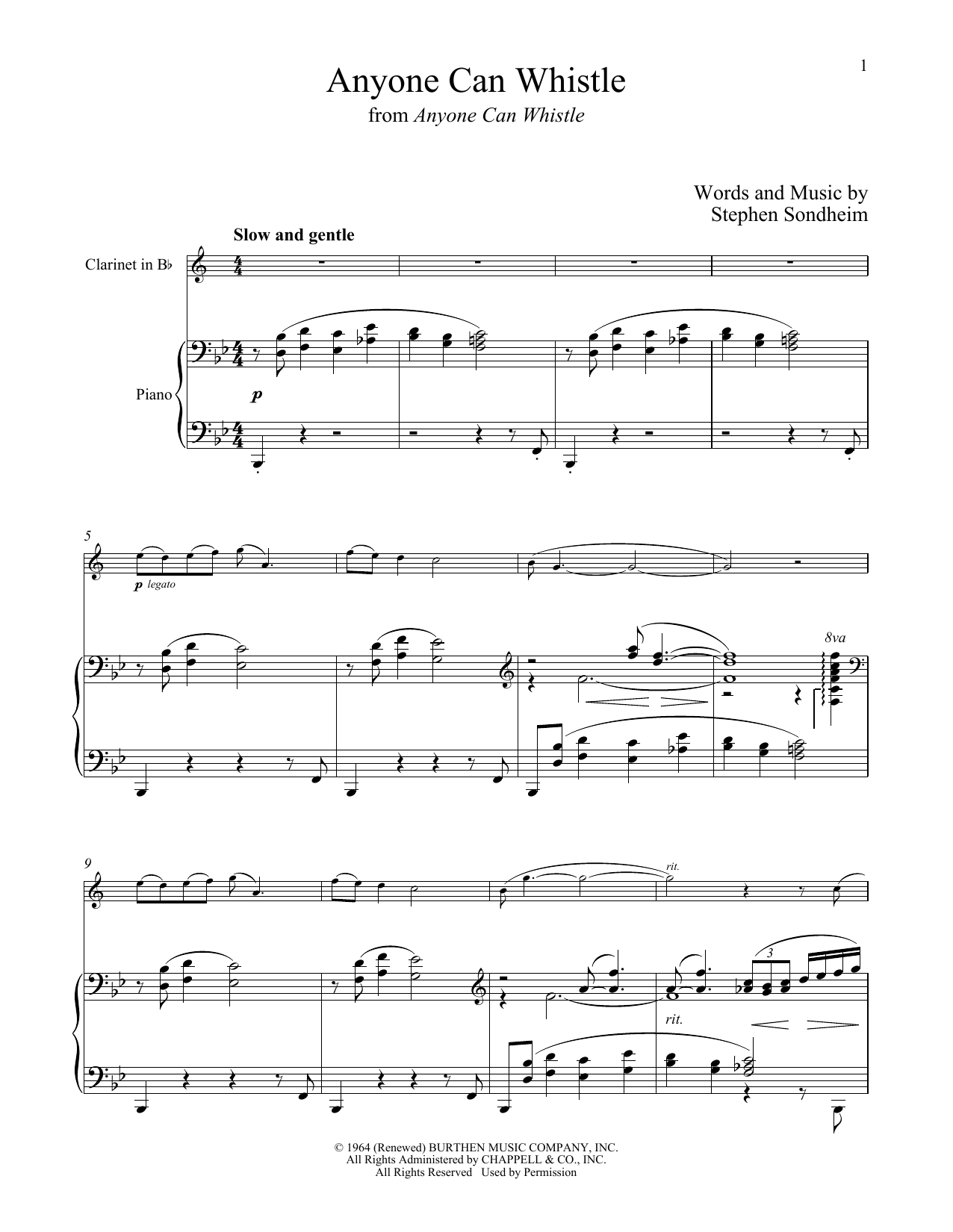 Produktbild zu: Anyone Can Whistle (from Anyone Can Whistle)