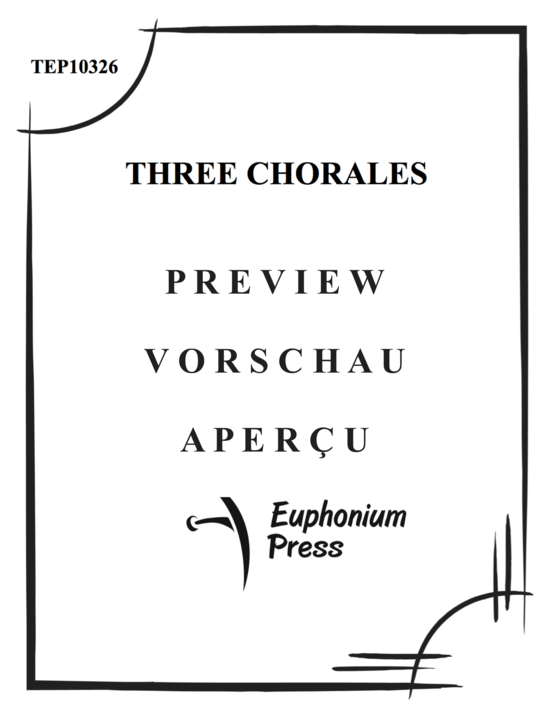 Product gallery: Page 2 of 10 Three Chorales , , (Tuba Quartett EETT)