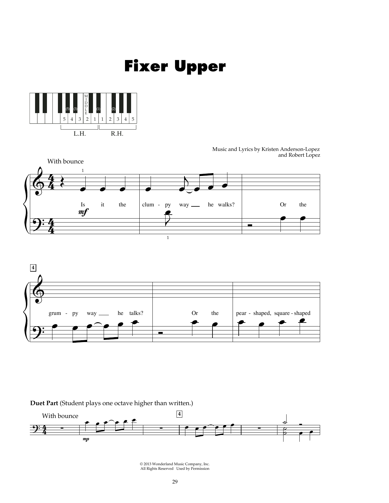 Produktbild zu: Fixer Upper (from Frozen)