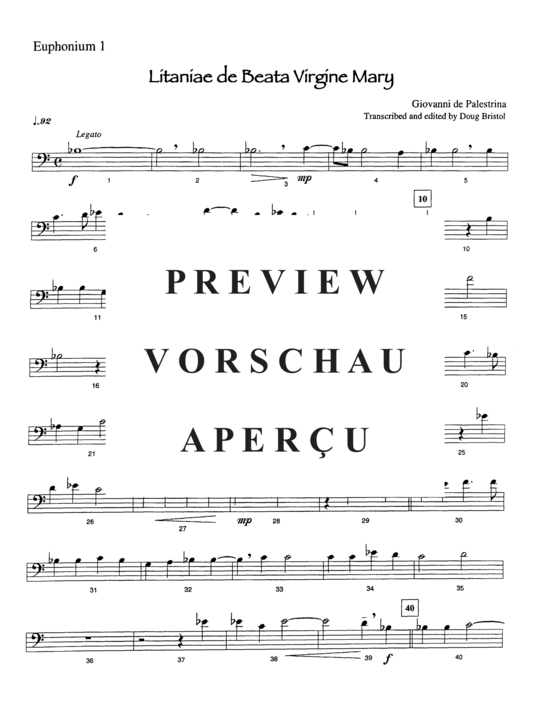 Product gallery: Page 12 of 21 Lianiae de Beata Virgine Mary , , (Tuba Quintet EEETT)