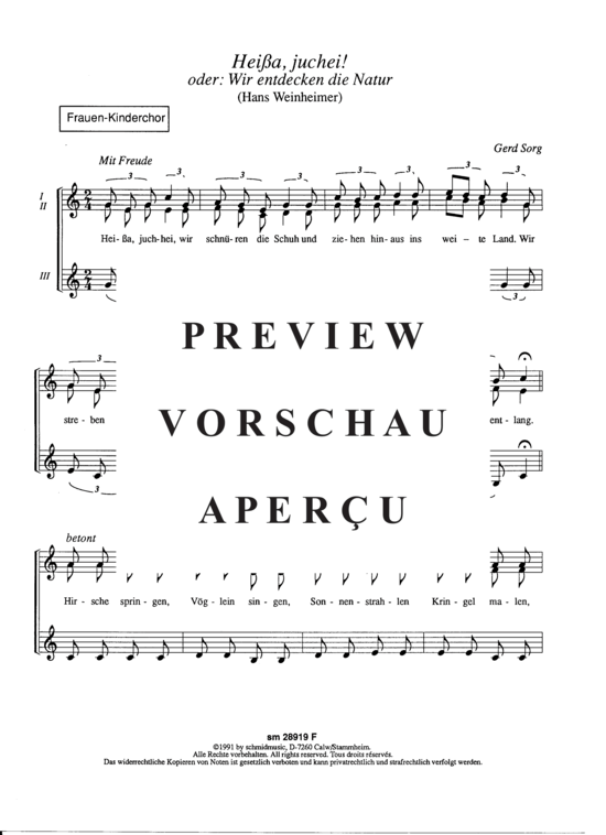 Product gallery: Page 2 of 5 Heißa, juchei! , , (women's choir/children's choir)