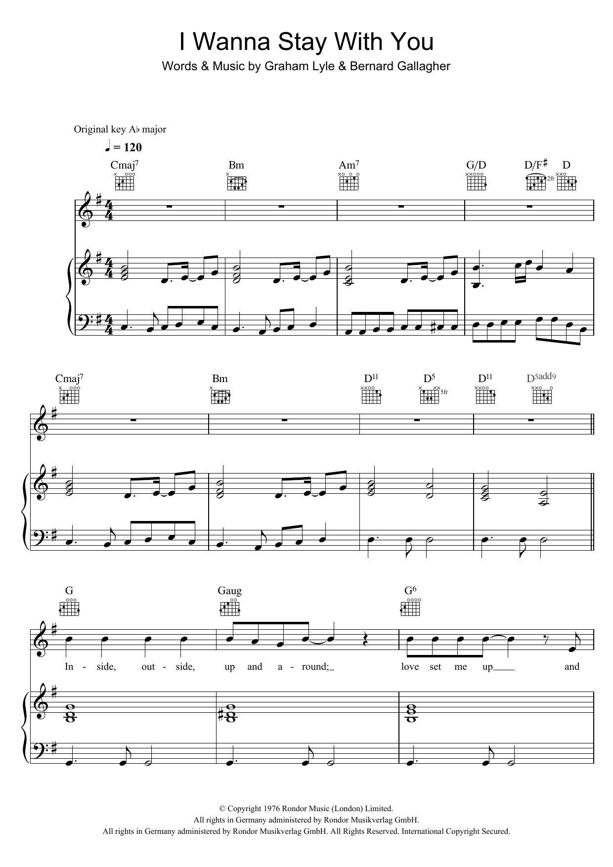 Produktbild zu: I Wanna Stay With You