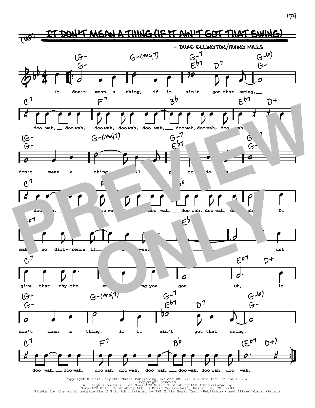 Produktbild zu: It Don't Mean A Thing (If It Ain't Got That Swing) (arr. Robert Rawlins)