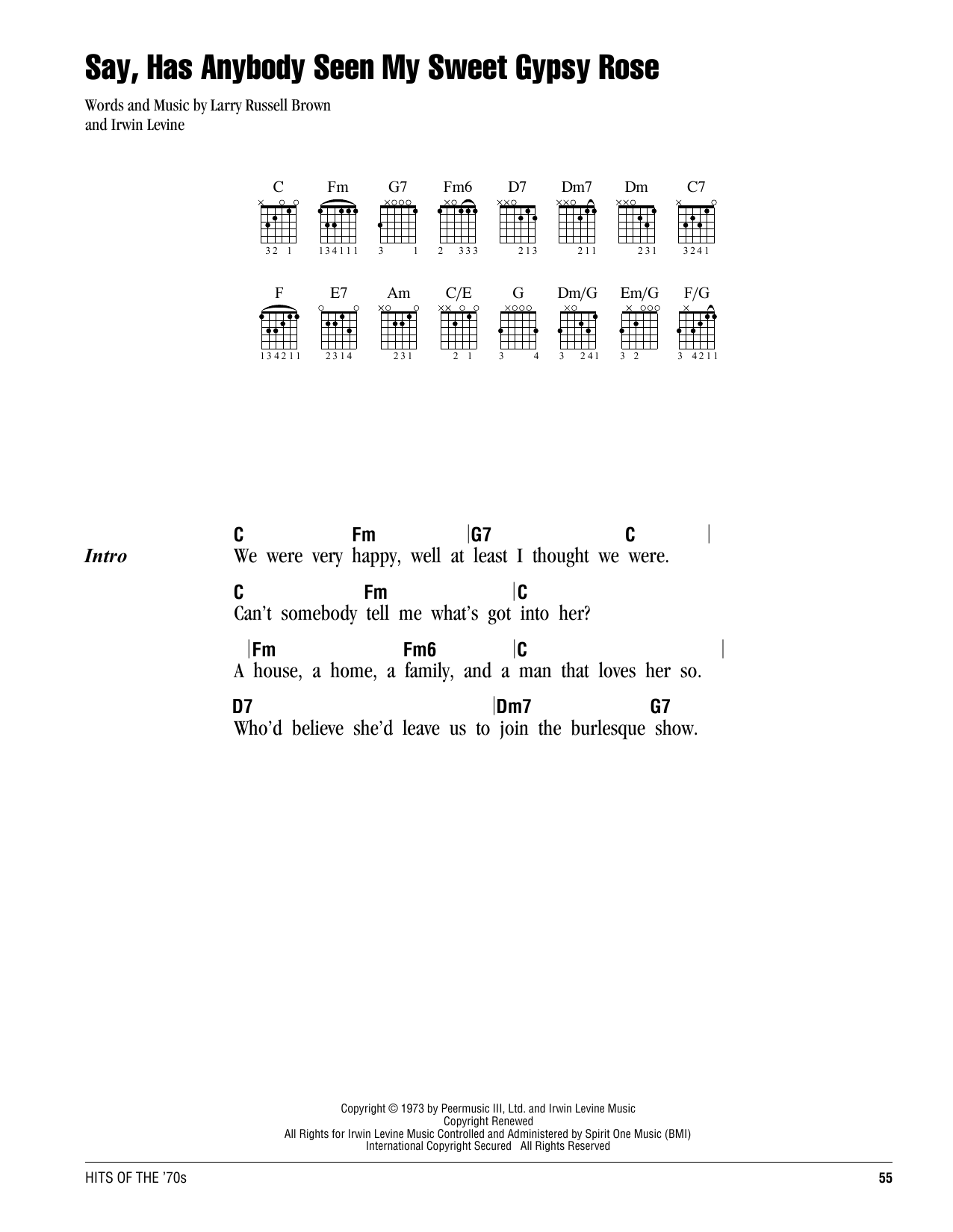 Produktbild zu: Say, Has Anybody Seen My Sweet Gypsy Rose