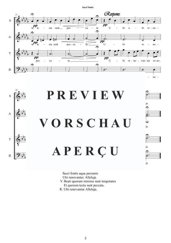 Produktgalerie: Seite 3 von 7 Sacri fontis - Ambrosianischer Gesang, , Gemischter Chor a capella