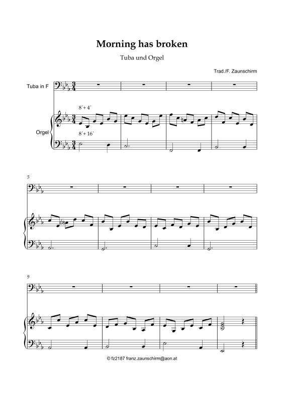 Produktbild zu: Morning has brokenTraditonal