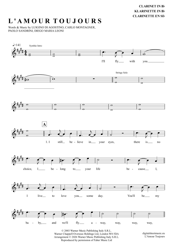 Produktbild zu: L'Amour ToujoursGigi D'Agostino