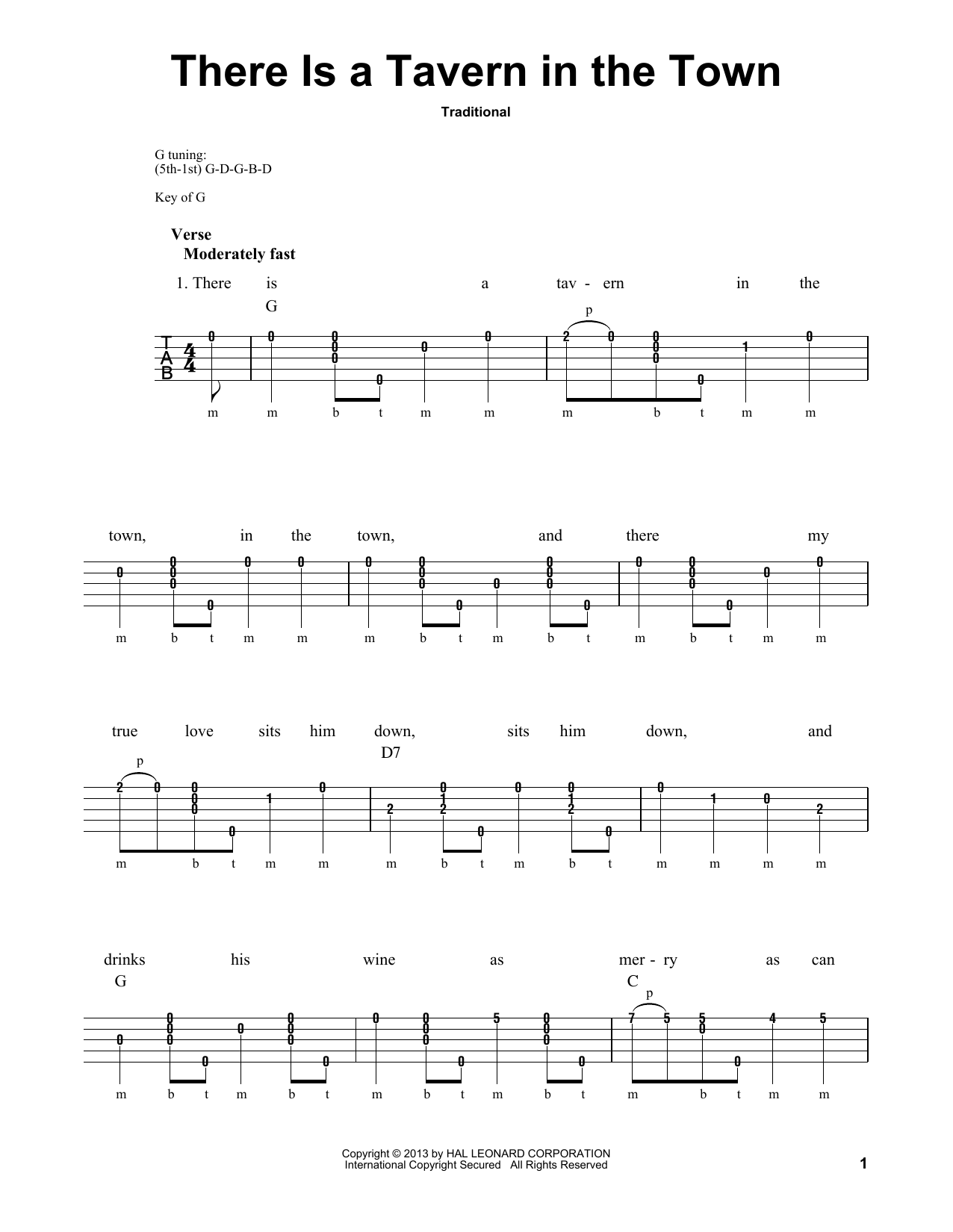 Produktgalerie: Seite 1 von 1 There Is A Tavern In The Town, Michael Miles, Banjo