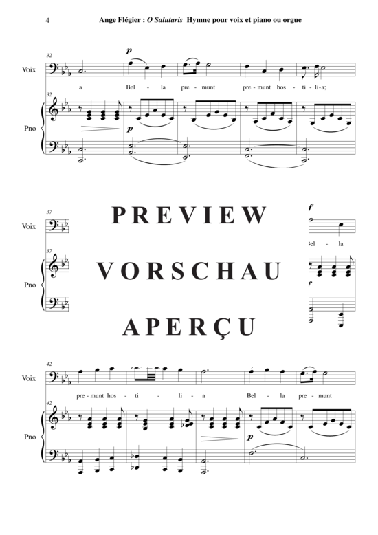 Product gallery: Page 5 of 7 O Salutaris , , (piano + bass)