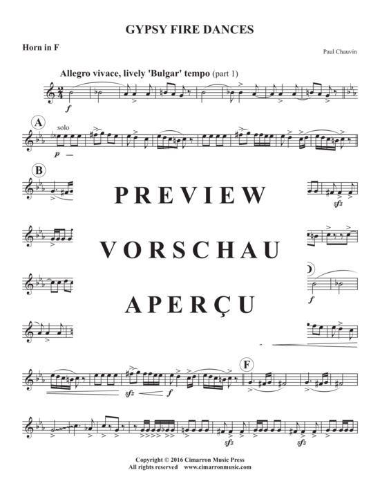 Produktgalerie: Seite 14 von 19 Gypsy Fire Dances , , (Blechbläserquintett)
